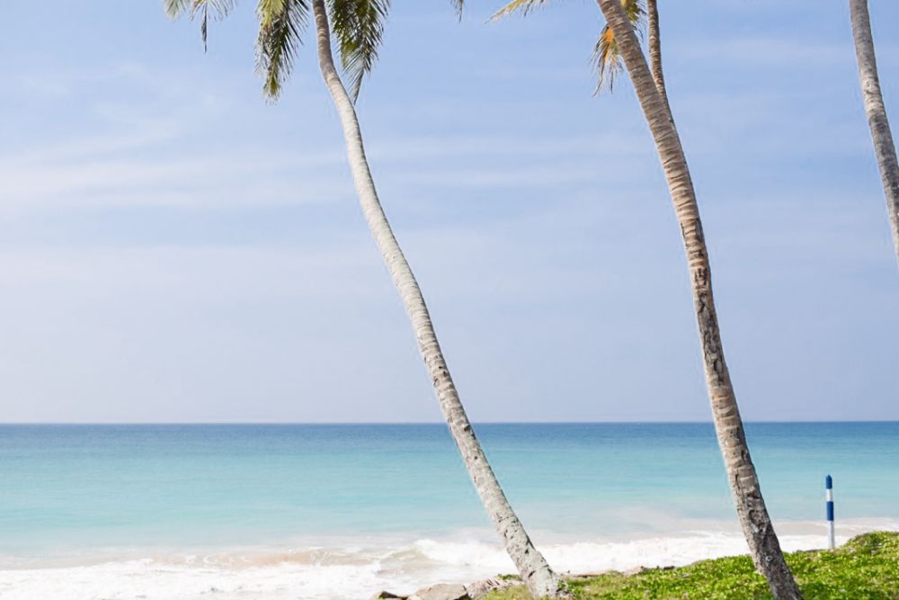 plage de rêve au Sri Lanka en famille